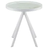 Coaster Fine Furniture 706258-S3 Briggs - 3 Piece Round Coffee And End Table Set - White