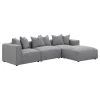 CoasterElevations 551595 Jennifer - Upholstered Corner Chair - Gray