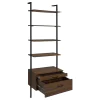 Coaster Fine Furniture 980074-S3 Owens - 3 Piece Wall Mounted Bookshelf Set - Walnut
