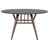 Coaster Fine Furniture 108891-S5 Everton - 5 Piece Round Dining Table Set - Dark Walnut