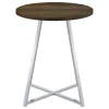 CoasterEveryday 183516 Burkhart - Round Pub Height Bistro Bar Table - Brown Oak