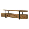 Coaster Fine Furniture 703243 Otto - 5-Drawer Mango Wood TV Stand Media Console - Brown
