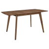 CoasterEveryday 108080-S5 Alfredo - 5 Piece Butterfly Leaf Dining Set - Natural Walnut