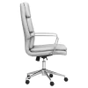 CoasterEssence 801746 Ximena - Upholstered Adjustable High Back Office Chair - White