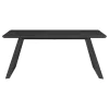 CoasterEssence 115231 Smith - Rectangular Ceramic Top Dining Table - Black