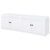 CoasterEveryday 724113 Laughlin - 4 Door Engineered Wood TV Stand - White