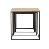 CoasterElevations 931182 Belcourt - 3 Piece Square Nesting Tables - Natural And Black