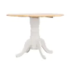 CoasterEveryday 4241 Allison - Round Drop Leaf Extension Dining Table - White