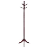 CoasterEveryday 3058 Riona - 6 Hook Freestanding Wood Coat Rack Hat Hanger - Merlot