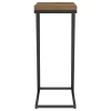 CoasterEveryday 931147 Sergio - Engineered Wood C-Shaped Side Table - Rustic Tobacco