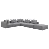 CoasterElevations 551594-SET Jennifer - 6 Piece Upholstered Modular Sectional - Gray