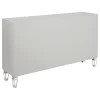 CoasterEssence 950825 Leticia - 3-Drawer Mirrored Storage Accent Cabinet - Silver