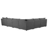 Coaster Fine Furniture 551681-SET Sasha - 6 Piece Upholstered Modular Sectional - Barely Black