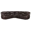 Coaster Fine Furniture 610190RLCP Sycamore - RAF Power Loveseat - Brown