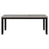 Coaster Fine Furniture 121221-S5 Elodie - 5 Piece Rectangular Extension Leaf Dining Set - Black