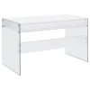 CoasterEveryday 800829 Dobrev - 2-Drawer Writing Desk - White High Gloss