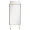 CoasterEssence 951854 Lupin - 2-Door Mirrored Storage Accent Cabinet - Champagne