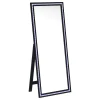 Coaster Fine Furniture 960962 Windrose - Tempered LED Standing Mirror - Black