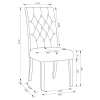 CoasterEssence 123052 Douglas - Upholstered Dining Side Chair (Set of 2) - Oatmeal