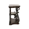 CoasterEssence 702449 Laney - Scrollwork Entryway Sofa Console Table - Deep Merlot