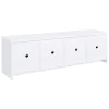 CoasterEveryday 724113 Laughlin - 4 Door Engineered Wood TV Stand - White
