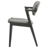 CoasterEssence 115112 Stevie - Padded Wood Dining Arm Chair (Set of 2) - Black