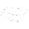 Coaster Fine Furniture 710208-S3 Jenny - 3 Piece Rectangular Coffee And End Table Set - Chrome