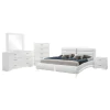 CoasterEssence 300345Q-S5 Jeremaine - Queen 5 Piece Bedroom Set - White