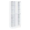 Coaster Fine Furniture 950397 Cabra - 4-Door LED Curio Display Cabinet - White High Gloss