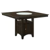 CoasterEveryday 100438 Gabriel - Counter Height Dining Table - Cappuccino
