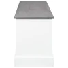 CoasterEssence 501196 Alma - 3-Drawer Storage Bench - White And Weathered Gray