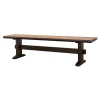 CoasterEssence 110333 Bexley - Wood Dining Bench - Natural Honey And Smokey Black
