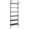 Coaster Fine Furniture 980072 Owens - 6-Shelf Wall Bookshelf - Walnut