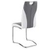 CoasterEssence 193812 Brooklyn - Upholstered Dining Side Chair (Set of 4) - Gray