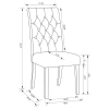 CoasterEssence 123052 Douglas - Upholstered Dining Side Chair (Set of 2) - Oatmeal