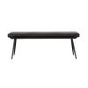CoasterEssence 110653 Misty - Leather Upholstered Dining Bench - Antique Espresso