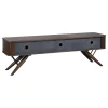 Coaster Fine Furniture 701713 Valna - Wood TV Stand With Sliding Doors - Walnut