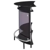 CoasterEssence 101065 Amarillo - Freestanding Glass Top Home Bar Wine Cabinet - Black