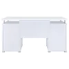 CoasterEveryday 800108 Tracy - 2-Drawer Office Computer Desk - White