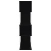 CoasterEveryday 800340 Emelle - 4-Shelf Glass Panel Bookshelf - Black