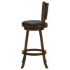 CoasterEssence 101920 Broxton - Upholstered Swivel Bar Chair (Set of 2) - Chestnut