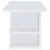 CoasterEssence 801455 Alice - 4-Shelf Engineered Wood Writing Desk - White