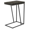 CoasterEveryday 931156 Carly - Expandable Engineered Wood C-Shaped Side Table - Gray