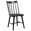 Coaster Fine Furniture 108546BLK Middleton - Solid Wood Dining Side Chair Black (Set of 2) - Black