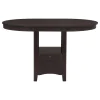 CoasterEveryday 102888 Lavon - Oval Extension Counter Dining Table - Espresso