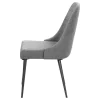 CoasterEssence 190442 Alan - Fabric Upholstered Dining Side Chair (Set of 2) - Gray