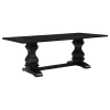 CoasterEssence 107411-S7 Parkins - 7 Piece Rectangular Dining Table Set - Rustic Espresso