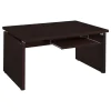 CoasterEveryday 800891 Skylar - Computer Desk With Keyboard Drawer - Cappuccino