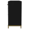 Coaster Fine Furniture 108935BLK Arini - 2-Drawer Cane Door Dining Sideboard Server - Black