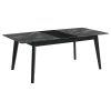 Coaster Fine Furniture 121251-S7 Crestmont - 7 Piece Extension Leaf Dining Table Set - Black